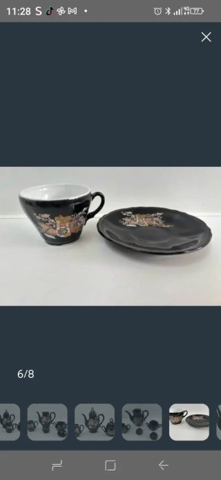 Juego de café japonés de colección