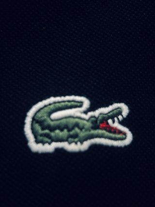Polo Lacoste Negro Talla XXL, Lacoste talla pequeñ