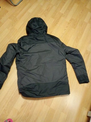 Chaqueta Quechua Negro/Gris Talla L