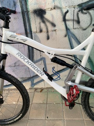 Bicicleta Rockrider 6.4 Blanca