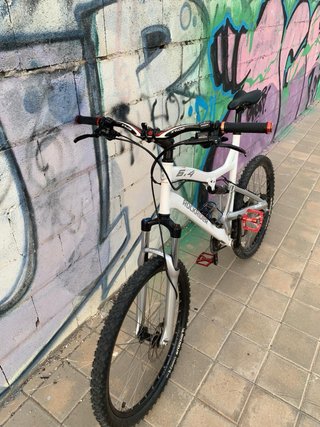 Bicicleta Rockrider 6.4 Blanca