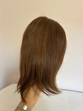 Peluca Oncológica Pelo Natural Castaño