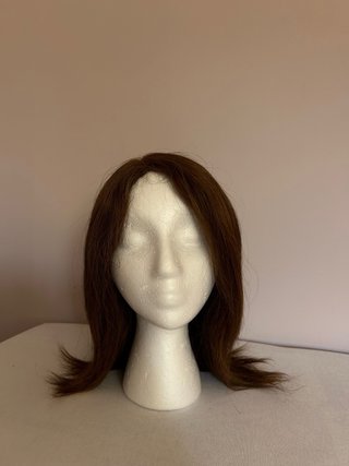 Peluca Oncológica Pelo Natural Castaño
