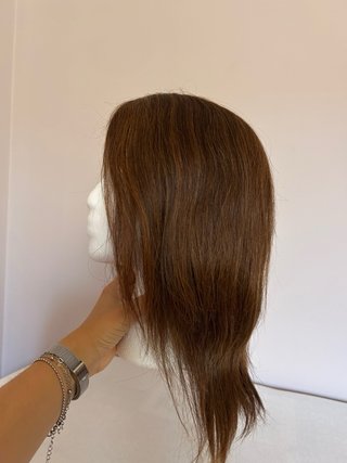 Peluca Oncológica Pelo Natural Castaño