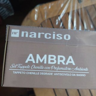 Set Tappeto Chenille e Profumatore AMBRA