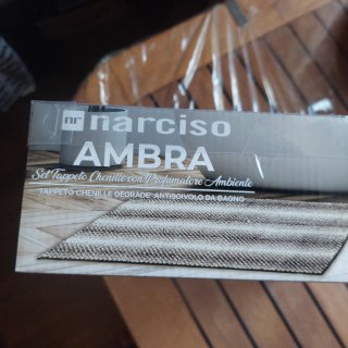 Set Tappeto Chenille e Profumatore AMBRA