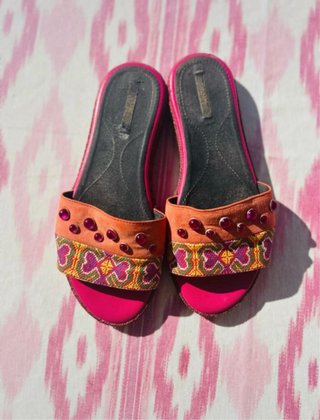 Sandalias Geox Naranja y Rosa