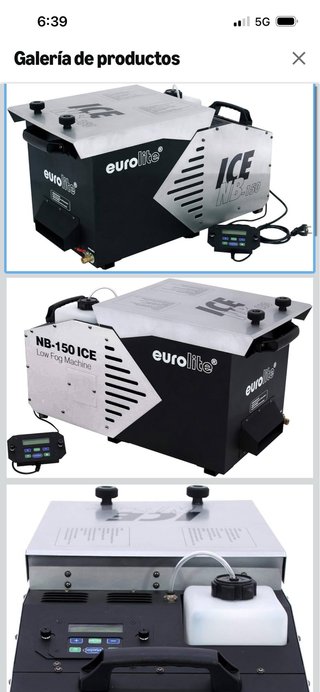 Eurolite NB-150 ICE Máquina Humo Bajo