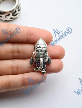Charm Pandora Navicella Spaziale Argento 925