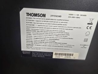TV Thomson Negra 37 pulgadas