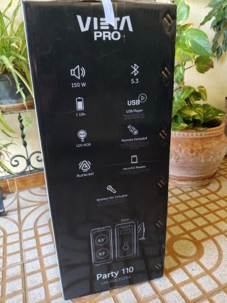 Alquiler Altavoz Vieta Pro Party 110 con Micrófono