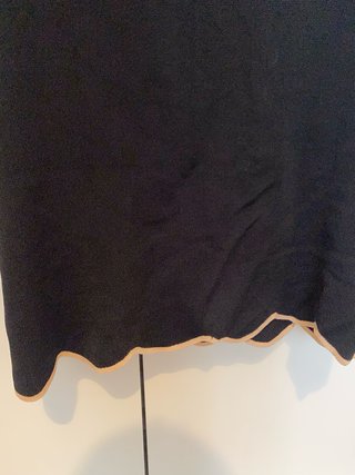 Falda Zara Negra Talla S