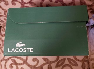 Scatola vuota scarpe Lacoste verde