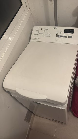 Lavadora AEG Carga Superior Blanca