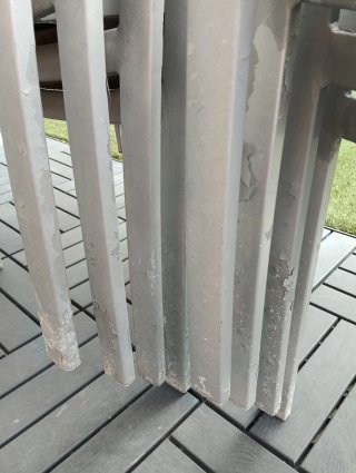 Sillas de jardín apilables madera y metal