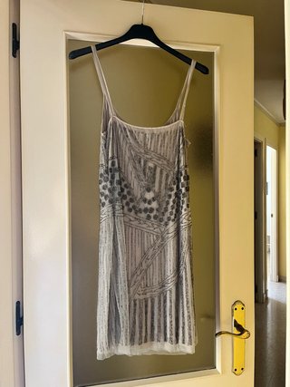 Vestido de fiesta con pedrería