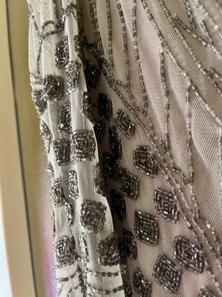 Vestido de fiesta con pedrería