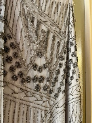 Vestido de fiesta con pedrería