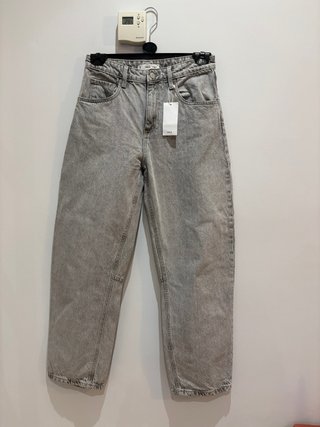 MANGO jeans balloon tiro alto mujer 38 sin estrena
