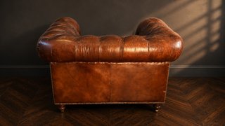 Sillón Chesterfield Inglés Muelles helicoidales