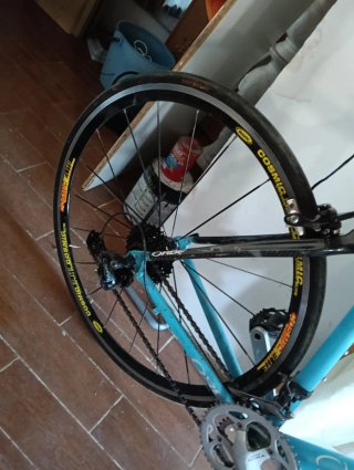 Orbea Aqua carbono en los tirantes y horquilla