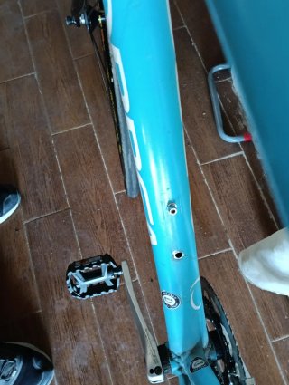 Orbea Aqua carbono en los tirantes y horquilla
