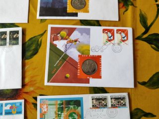 Francobolli e monete - Set 11