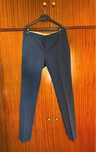 Traje Zara Azul Chaqueta y Pantalón