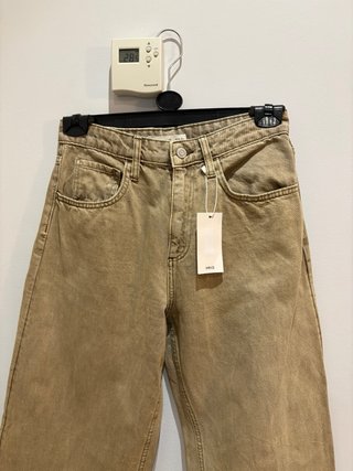 MANGO jeans balloon tiro alto mujer 38 sin estrena