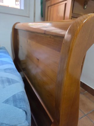 Diván de madera de pino 200x90 cm