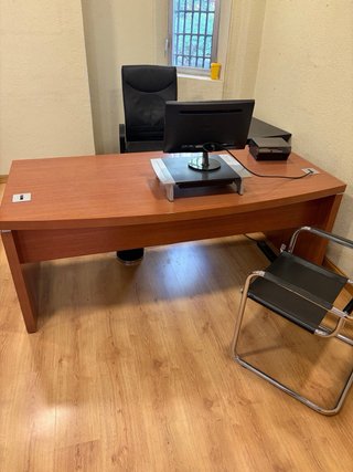 Mesas de oficina en L madera  madera maciza