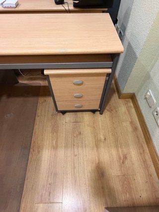 Mesas de oficina en L madera  madera maciza