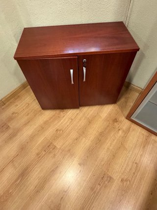 Mesas de oficina en L madera  madera maciza
