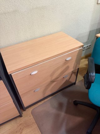 Mesas de oficina en L madera  madera maciza