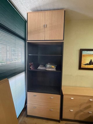 Mesas de oficina en L madera  madera maciza