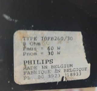 Altavoces Philips FB260 3 Way Hifi