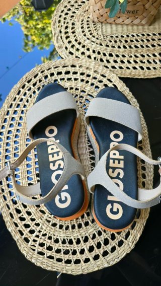 Sandalias Gioseppo Beige y Naranja