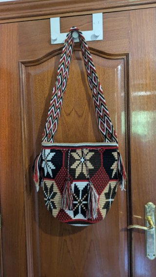 Bolso Wayuu Grande Tejido Artesanal a Mano