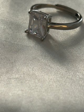 Anello Argento 925 Regolabile Pietra