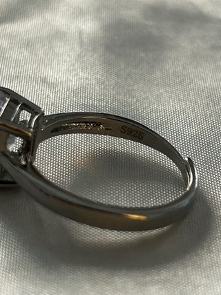 Anello Argento 925 Regolabile Pietra