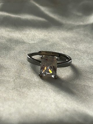 Anello Argento 925 Regolabile Pietra