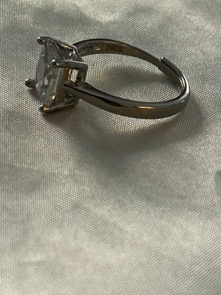 Anello Argento 925 Regolabile Pietra