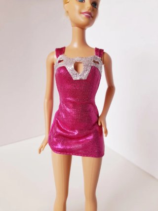 abito Barbie super glitter