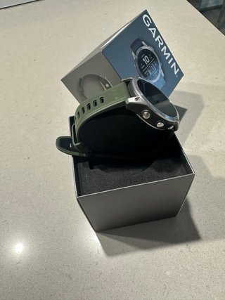 Reloj Garmin Fenix 7 Plata/Verde