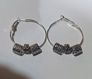 Pendientes Aro con Dijes