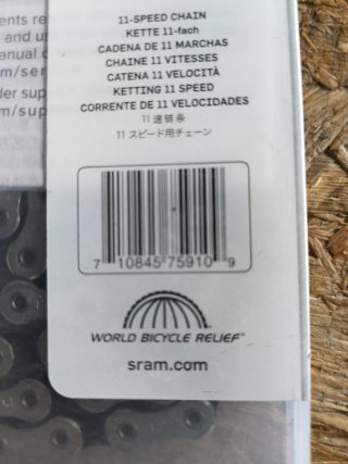 Cadena SRAM PC X1 11 velocidades
