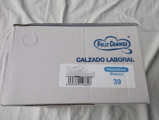 Zapatos de trabajo Feliz Caminar Talla 39 Piel