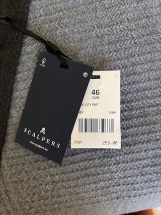 Traje Scalpers Gris Nuevo