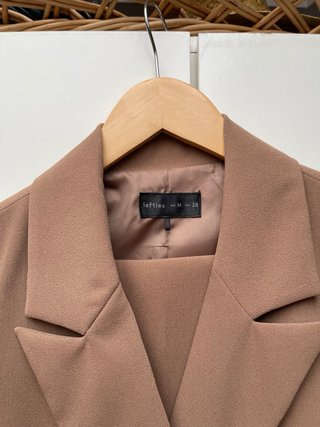 Traje Lefties T38 Blazer + Pantalón Camel