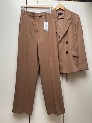 Traje Lefties T38 Blazer + Pantalón Camel